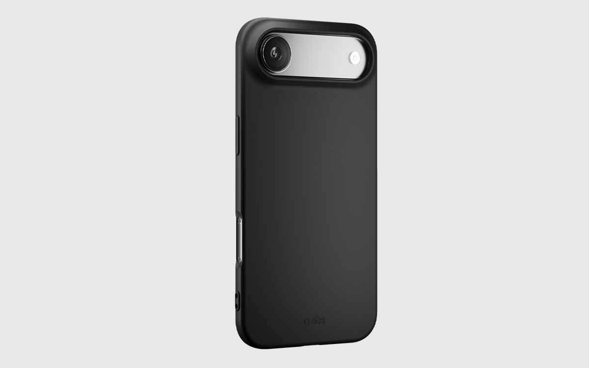 Etui SBS Instinct do Apple iPhone 17 Air Czarny Kolorowe twarde etui z miękką wyściółką wewnętrzną dla stylu i ochrony telefonu.