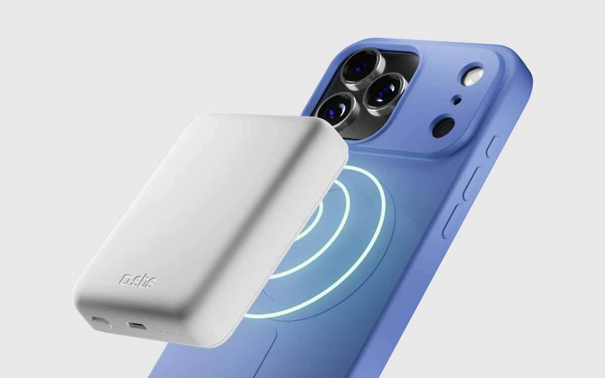 Etui SBS Instinct MagSafe do Apple iPhone 17 Pro Max Niebieski Magnetyczne etui umożliwia ładowanie MagSafe bez zdejmowania.