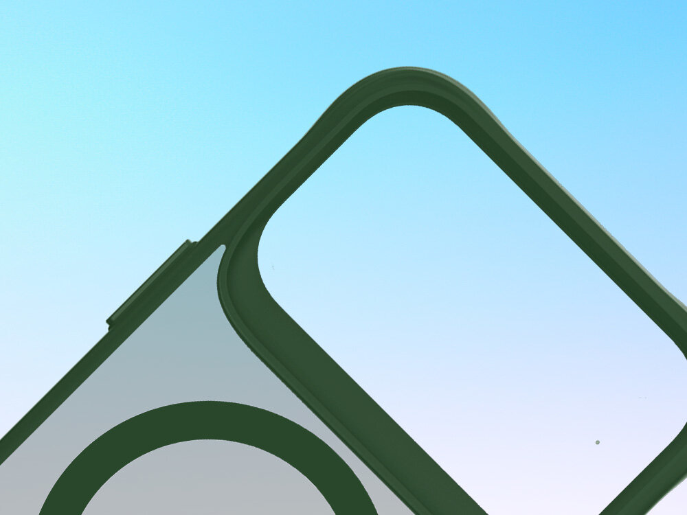 Etui 3MK Colorfull Guardx MagCase do Apple iPhone 17 Pro Max Ciemnoniebieski Matowy design matowym, przydymionym wykończeniem subtelna półprzezroczystość Dostępne w kilku odcieniach współpracuje z technologią MagSafe w iPhone’ach ładowaniem indukcyjnym w Samsung Galaxy