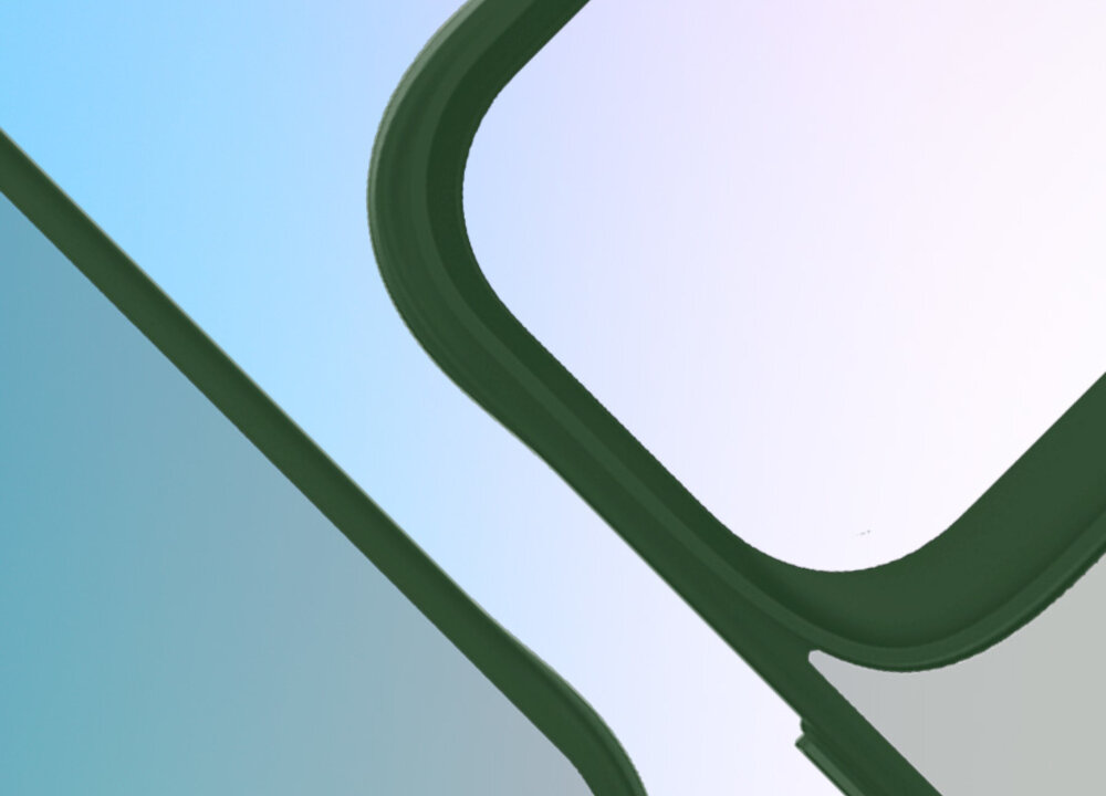 Etui 3MK Colorfull Guardx MagCase do Apple iPhone 17 Pro Ciemnozielony wygląd design prezentacja wizualizacja Zaprojektowany do wyzwań