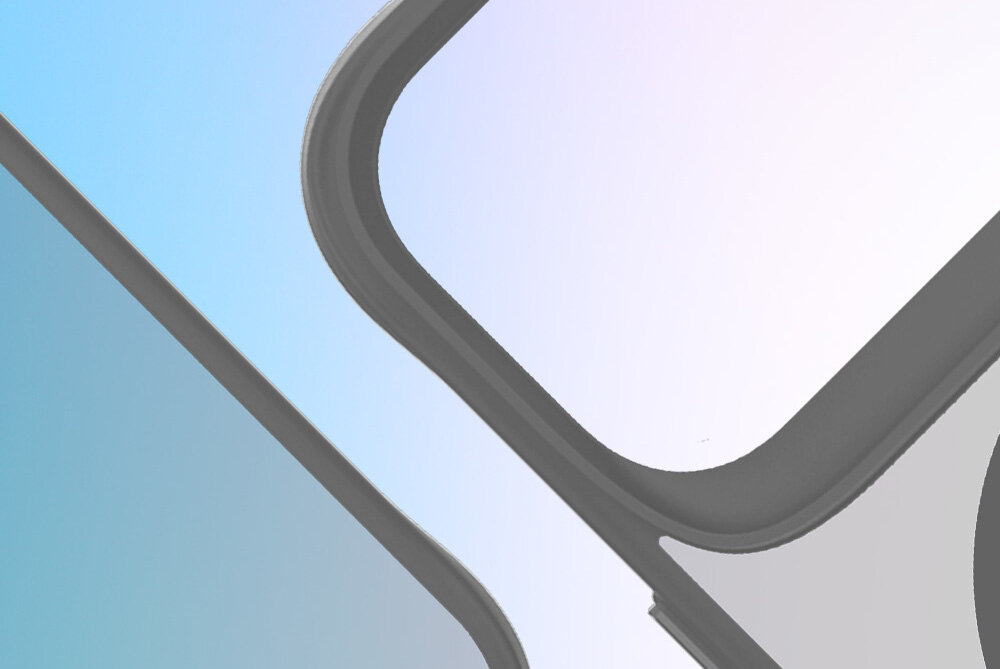 Etui 3MK Colorfull Guardx MagCase do Apple iPhone 17 Pro  Szary wygląd design prezentacja wizualizacja Zaprojektowany do wyzwań