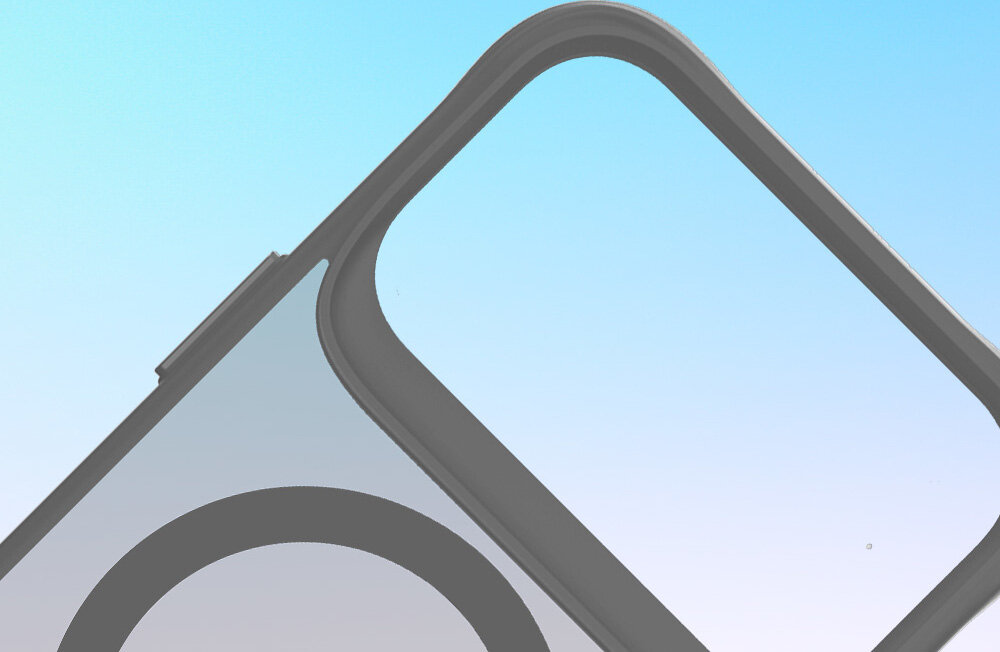 Etui 3MK Colorfull Guardx MagCase do Apple iPhone 17 Pro  Szary Matowy design matowym, przydymionym wykończeniem subtelna półprzezroczystość Dostępne w kilku odcieniach współpracuje z technologią MagSafe w iPhone’ach ładowaniem indukcyjnym w Samsung Galaxy