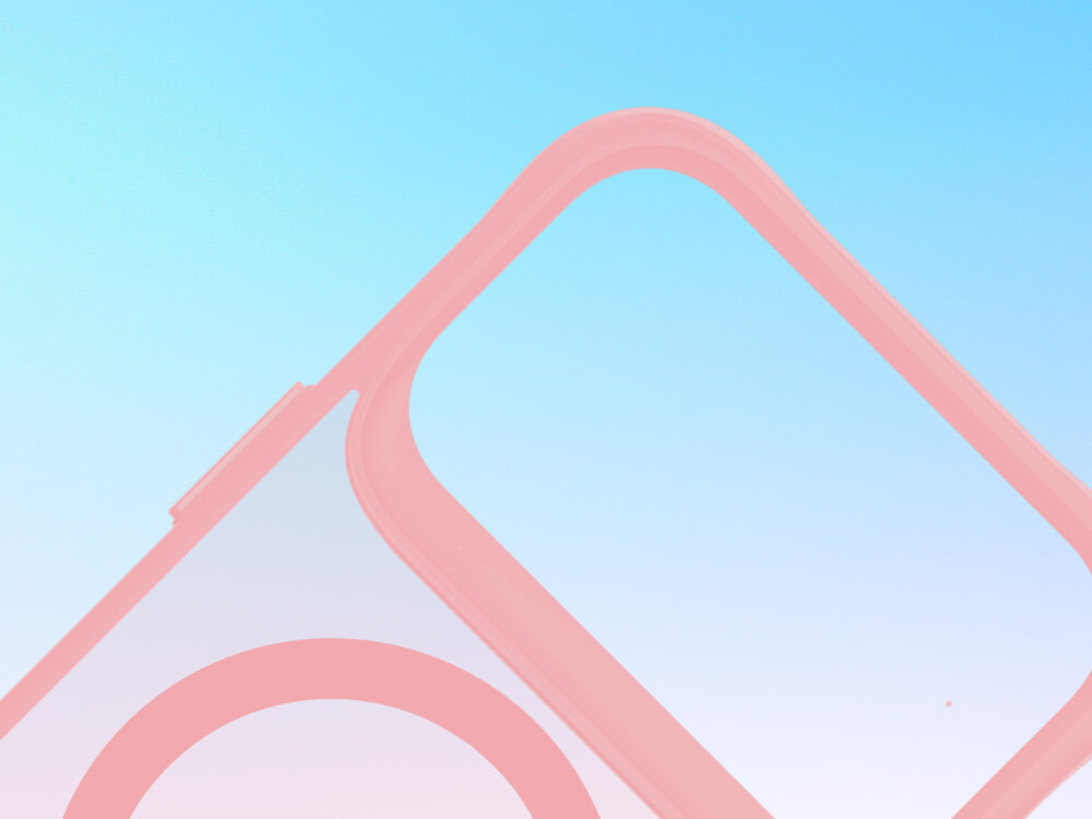 Etui 3MK Colorfull Guardx MagCase do Apple iPhone 17 Pro Max Różowy Matowy design matowym, przydymionym wykończeniem subtelna półprzezroczystość Dostępne w kilku odcieniach współpracuje z technologią MagSafe w iPhone’ach ładowaniem indukcyjnym w Samsung Galaxy