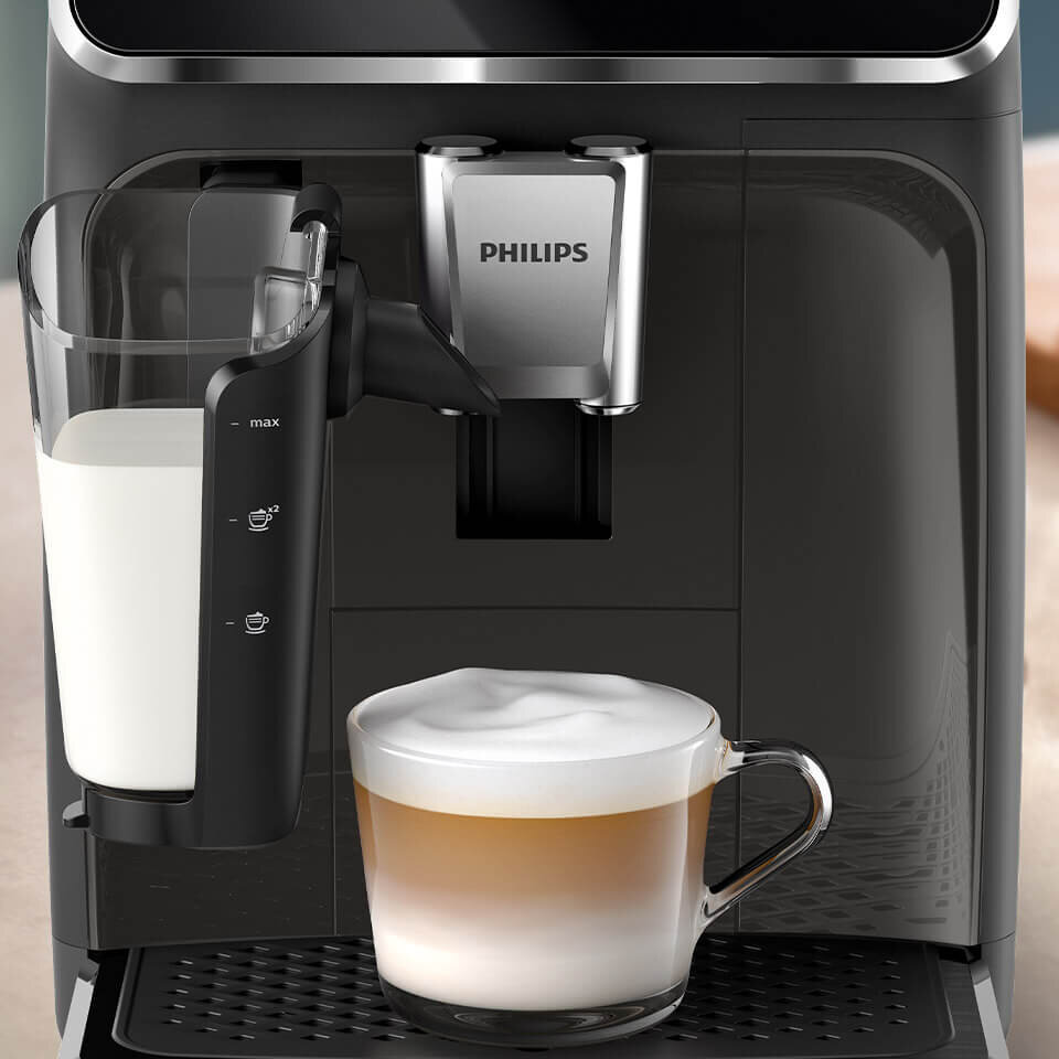 System LatteGo tworzy idealną mleczną piankę także z mleka roślinnego System LatteGo tworzy idealną mleczną piankę także z mleka roślinnego