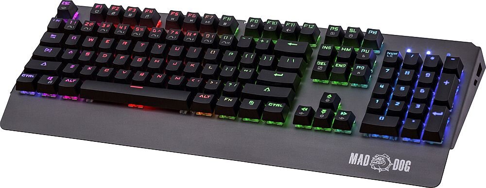 Klawiatura MAD DOG GK900 RGB OUTEMU BROWN - Połączenie USB