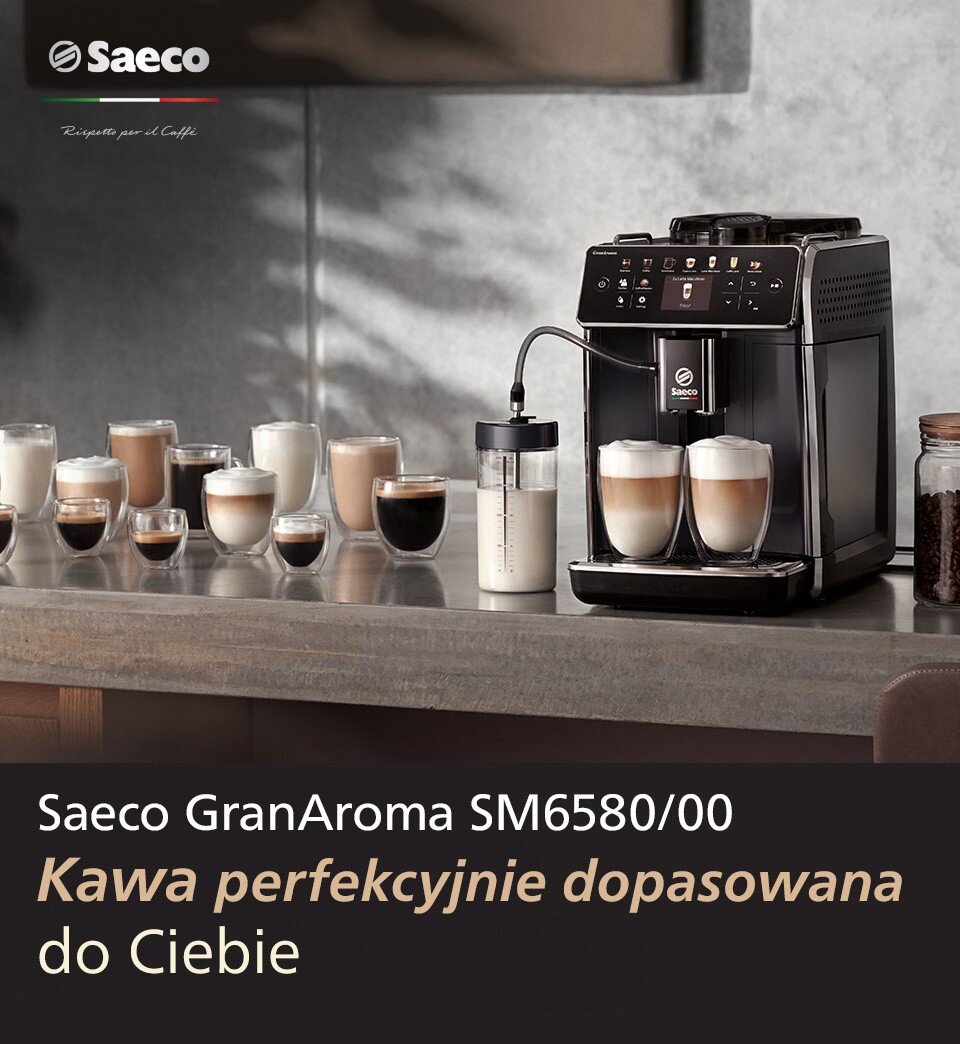 Ekspres Saeco GranAroma dostępny jest w ofercie sieci Media Expert Ekspres Saeco GranAroma dostępny jest w ofercie sieci Media Expert