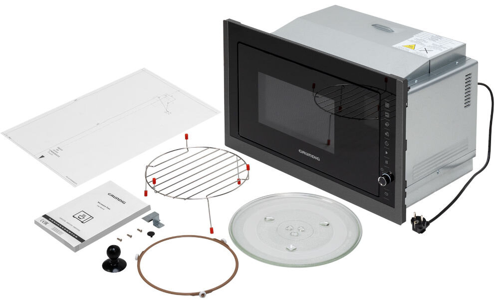 Kuchenka mikrofalowa GRUNDIG GMI11311DX bezpieczne uzytkowanie blokada wylaczania system automatycznego wylaczania