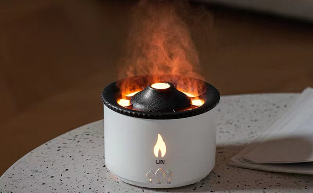 Aromatyzer LIN LI02 Volcano Czarny timer czas ustawienia możliwości dostosowanie korzystanie trzy przedziały czasowe tryb pracy ciągłej