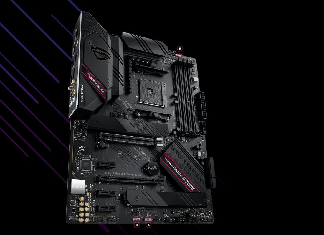 Płyta główna ASUS ROG Strix B550-F Gaming Wi-Fi II - ASUS Aura