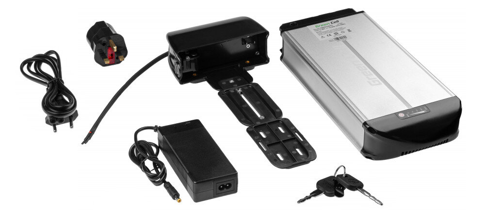 Bateria do roweru elektrycznego GREEN CELL EBIKE52STD 24V zawartosc opakowania