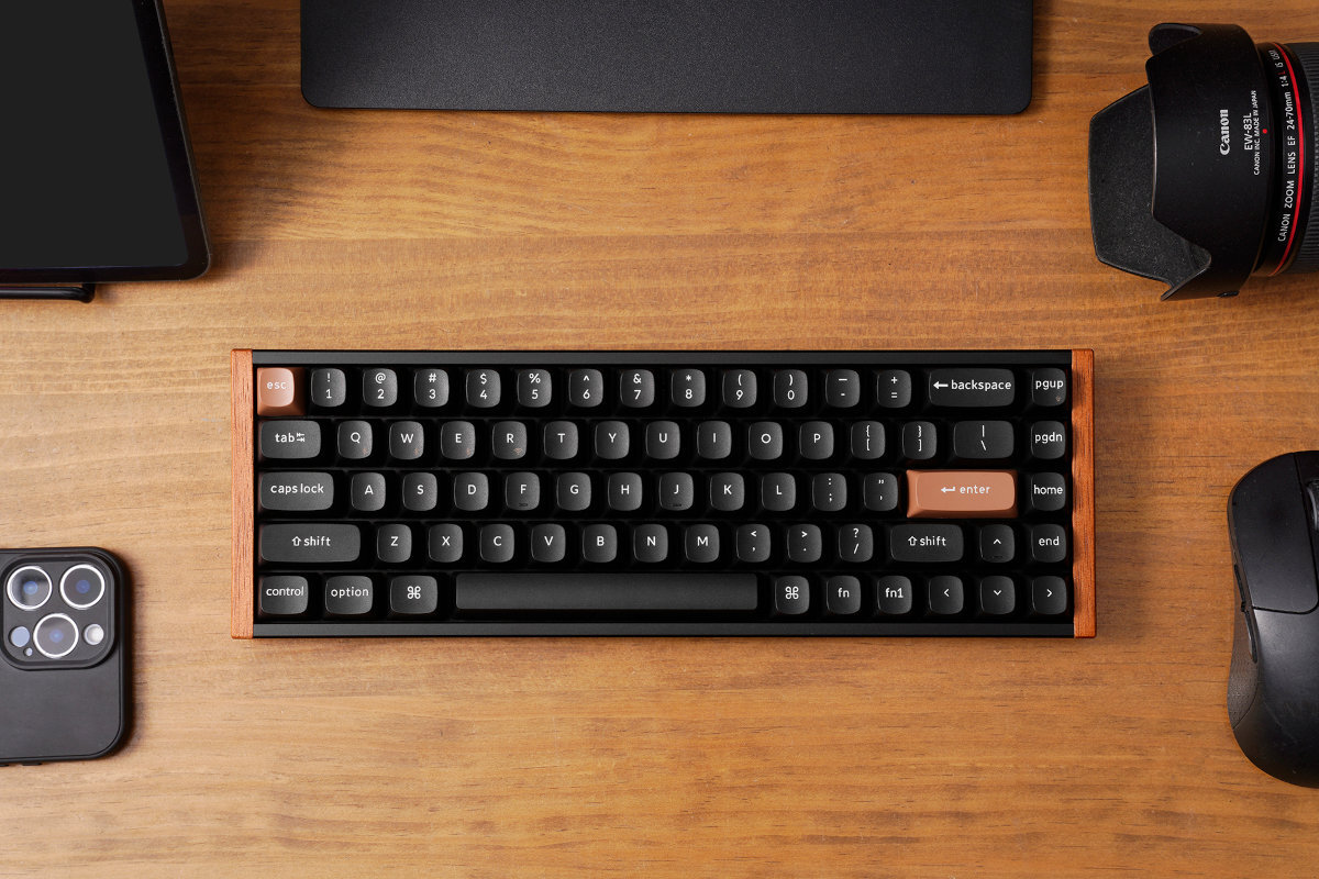 KEYCHRON K6 HE pełny antighosting i n-key rollover niezależnie od tego, ile klawiszy wciśniesz jednocześnie - klawiatura obok myszki i aparatu
