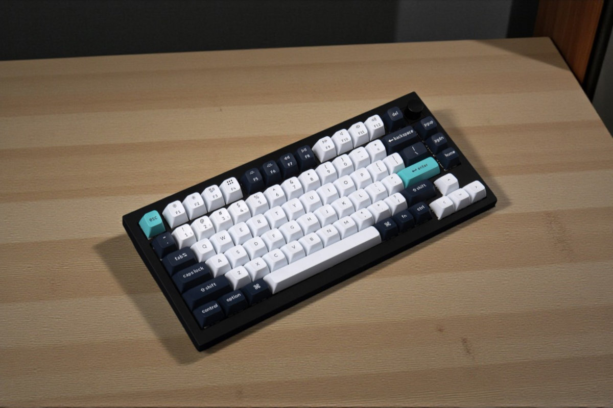 KEYCHRON Q1 Max KEYCHRON Q1 Max 80% z 87 klawiszami brak oddzielnego numpada kompaktowej konstrukcji