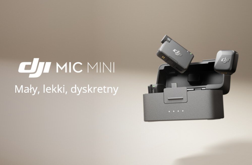System bezprzewodowy DJI Mic Mini (1 TX + 1 RX) opis