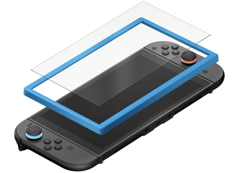 Szkło hartowane UNIQ Optix Clear do Nintendo Switch 2
            Proces montażu szkła hartowanego UNIQ Optix Clear na konsoli Nintendo Switch 2 z użyciem niebieskiej ramki aplikacyjnej
            hartowany konstrukcja budowa grubość dopasowanie twardość