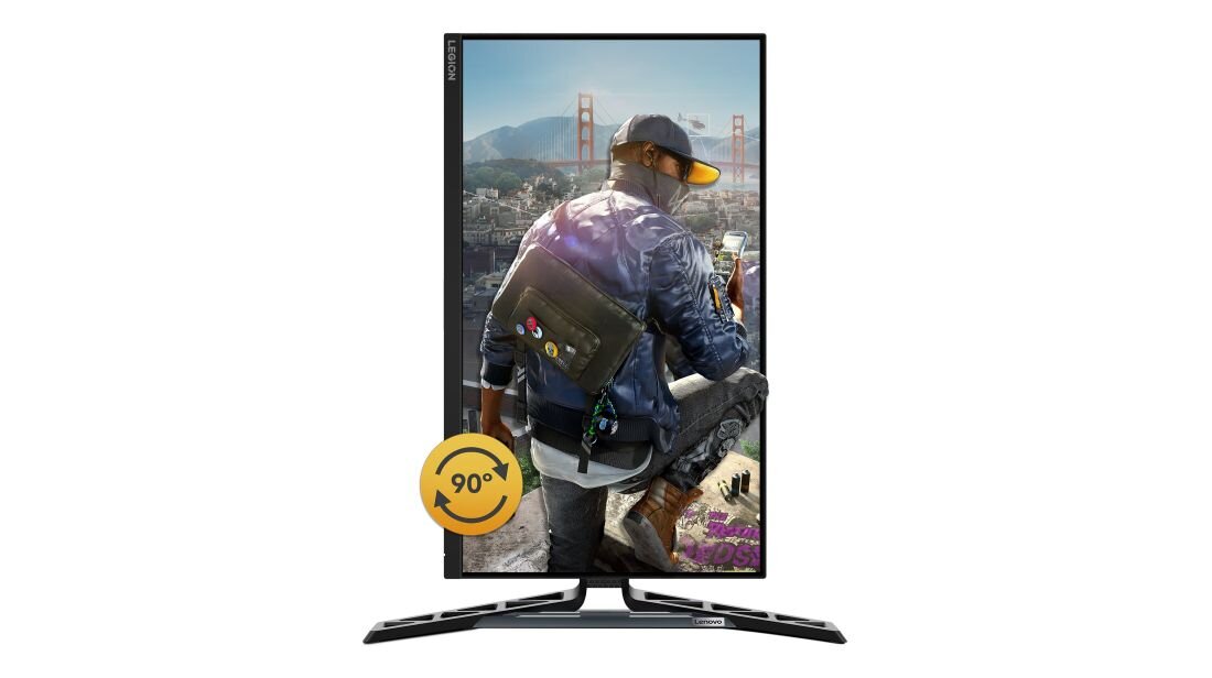 Monitor LENOVO Legion R25F-30 - Pivot regulacja wysokości i obrotu w trzech osiach