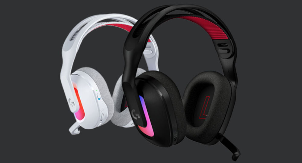 Słuchawki LOGITECH A20 X bezprzewodowe gamingowe headset do Xbox, PS5 i PC, słuchawki gamingowe w różnych kolorach na szarym tle