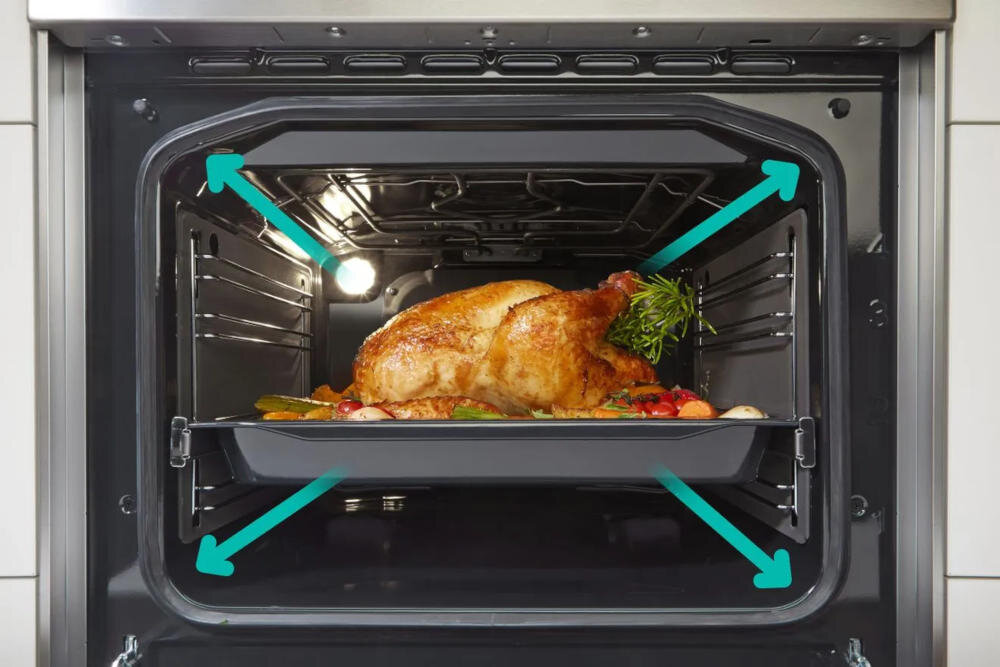GORENJE MEKIS6101I kuchenka powiększona powierzchnia pieczenie blacha optymalne zużycie energia przyrządzanie potrawy