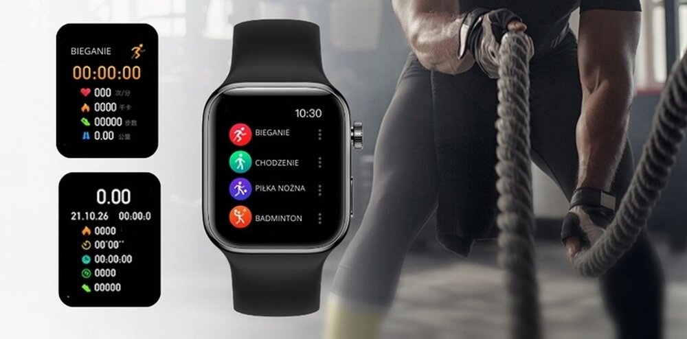 Smartwatch YAXO Tampa podczas treningu