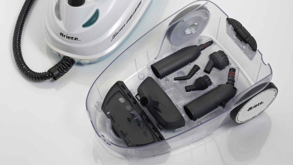 Parownica ARIETE Xvapor Deluxe 4146 - schowek na akcesoria
