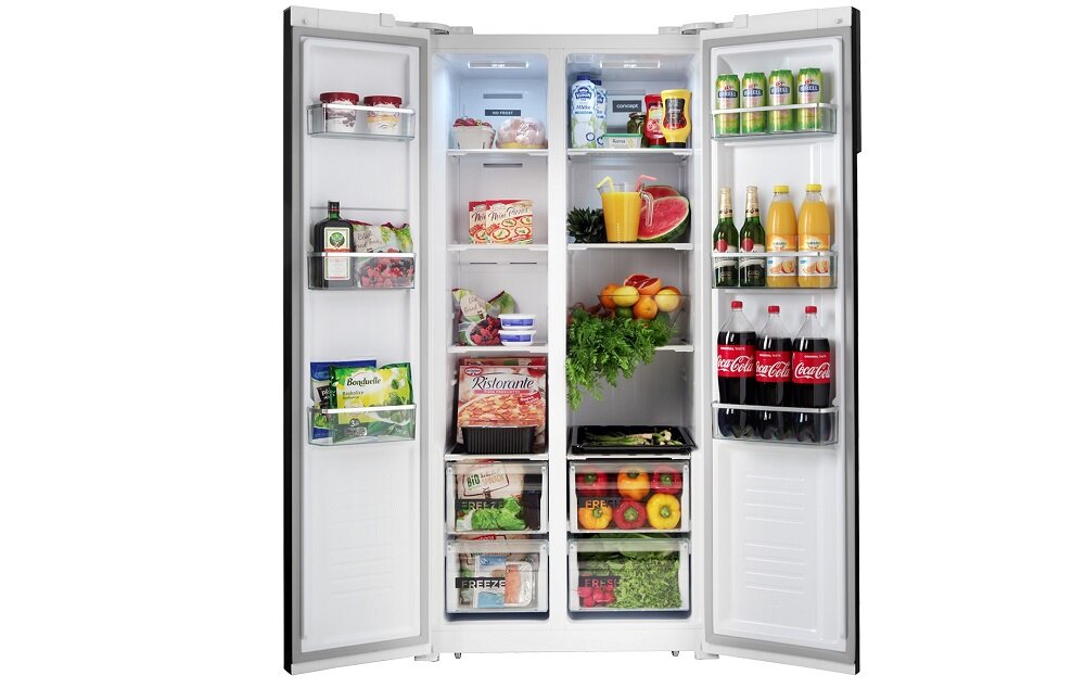 Lodówka CONCEPT LA7383wh Side by side Nofrost Power FREEZE