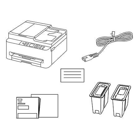 Zawartość opakowania Canon PIXMA TS7550i