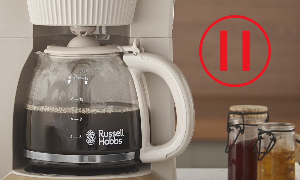 Ekspres RUSSELL HOBBS Bronte 26781-56 Beżowy Funkcja pauzy czas kawa