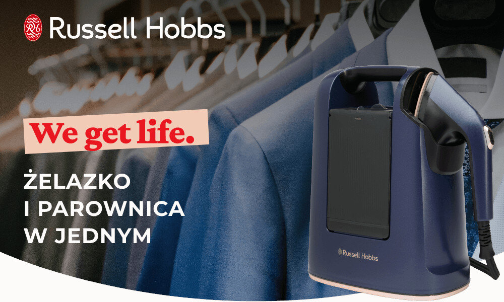 Parownica do ubrań (Steamer) RUSSELL HOBBS 27600-56 wygląd design prezentacja wizualizacja dla Twojej wygody