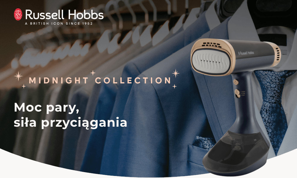 Parownica do ubrań (Steamer) RUSSELL HOBBS 28550-56 wygląd design prezentacja wizualizacja Dla Twojej wygody