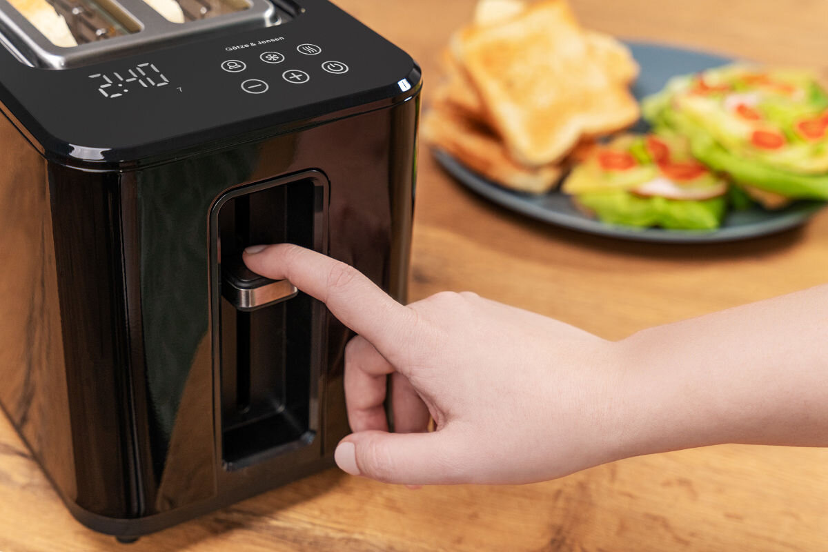 Toster GÖTZE & JENSEN TO930K antypoślizgowe nóżki zabezpieczenie przed przegrzaniem