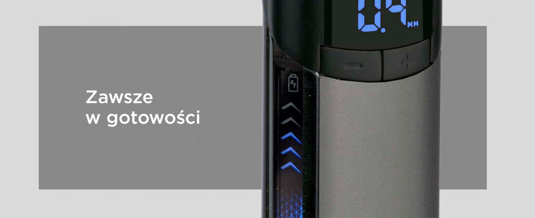 Trymer BABYLISS X-metal s996e zasilanie akumulator litowo-jonowy czas pracy ładowanie golenie