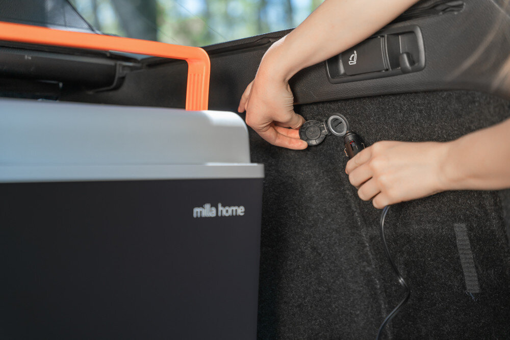 Lodowka MILLA HOME MC500G zasilanie zapalniczka