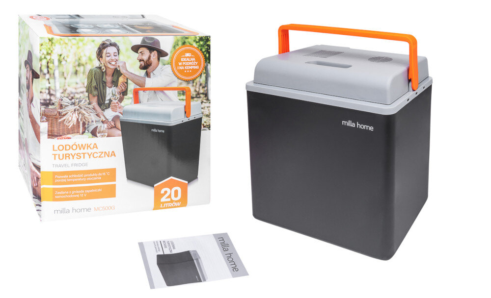 Lodowka MILLA HOME MC500G zasilanie zapalniczka