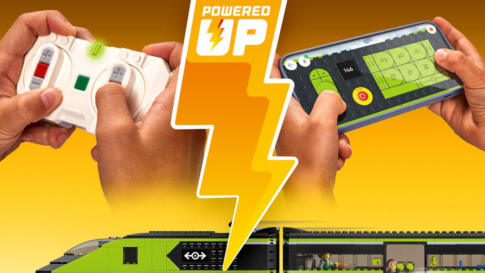 LEGO City Ekspresowy pociąg pasażerski  - power up