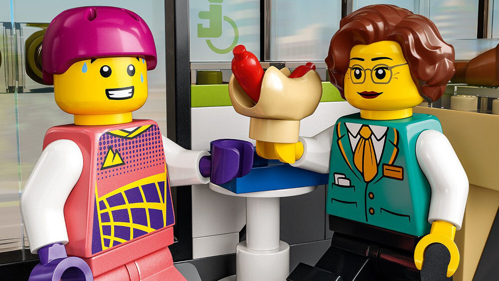 LEGO City Ekspresowy pociąg pasażerski  - wagon