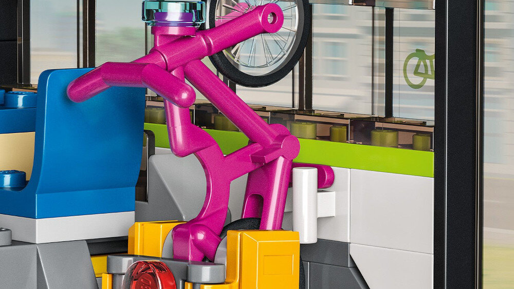 LEGO City Ekspresowy pociąg pasażerski  - rower