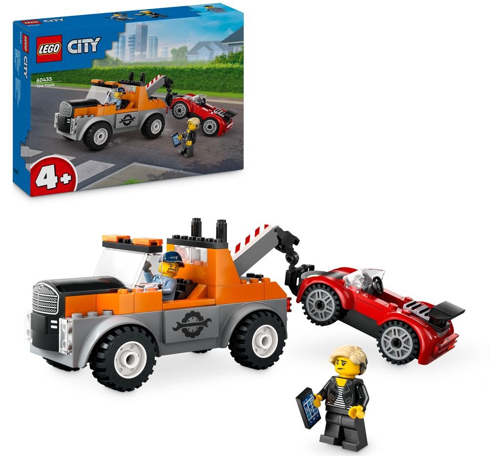 LEGO 60435 City Samochód pomocy drogowej i naprawa sportowego auta Zestaw