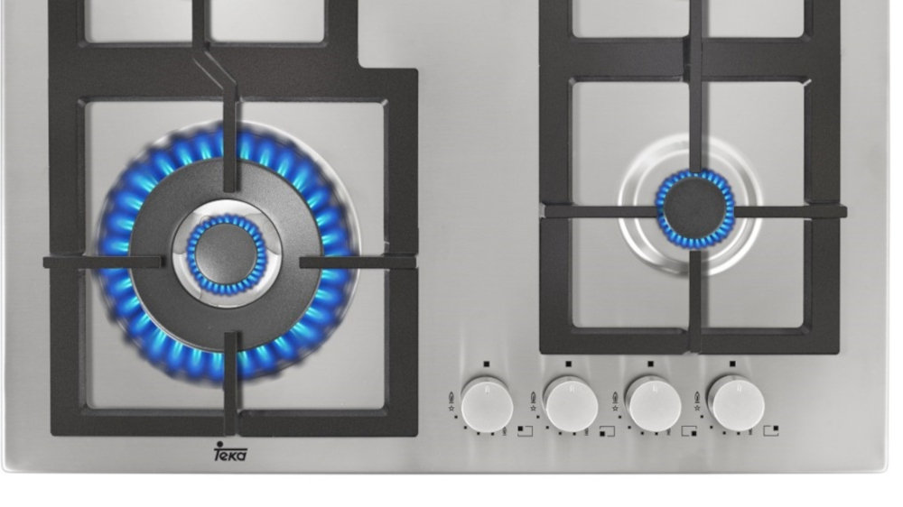 Płyta gazowa TEKA EFX 60 4G AI AL DR - Sterowanie pokrętłami z zapalaczami