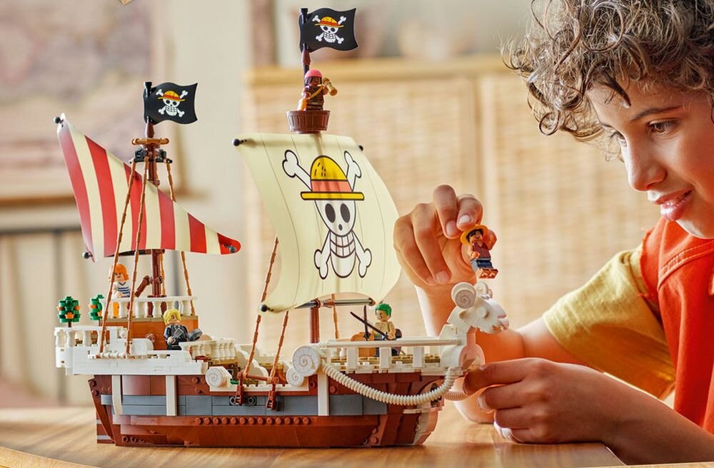 LEGO 75639 One Piece Піратський корабель Going Merry Великий піратський корабель Модель 1376 деталей Колекційна