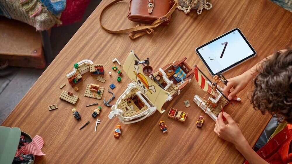 LEGO 75639 One Piece Піратський корабель, що йде в веселу гру, розвиток ручних навичок у дитини, координація, уява 
