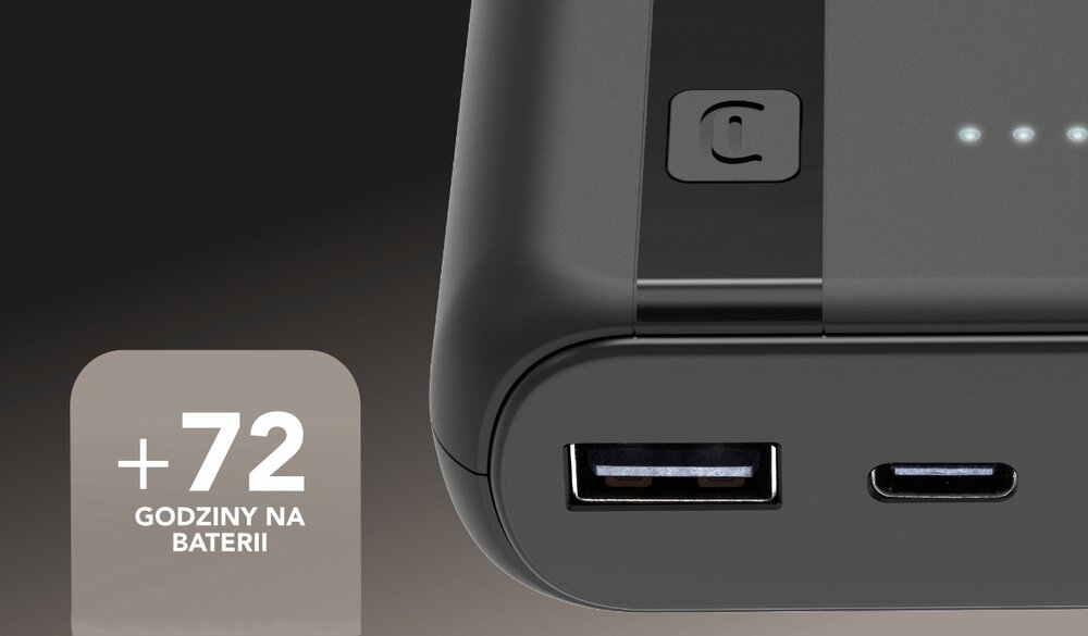 72 godziny energia niezależność podróże mobilność Pojemność 10 000 mAh 