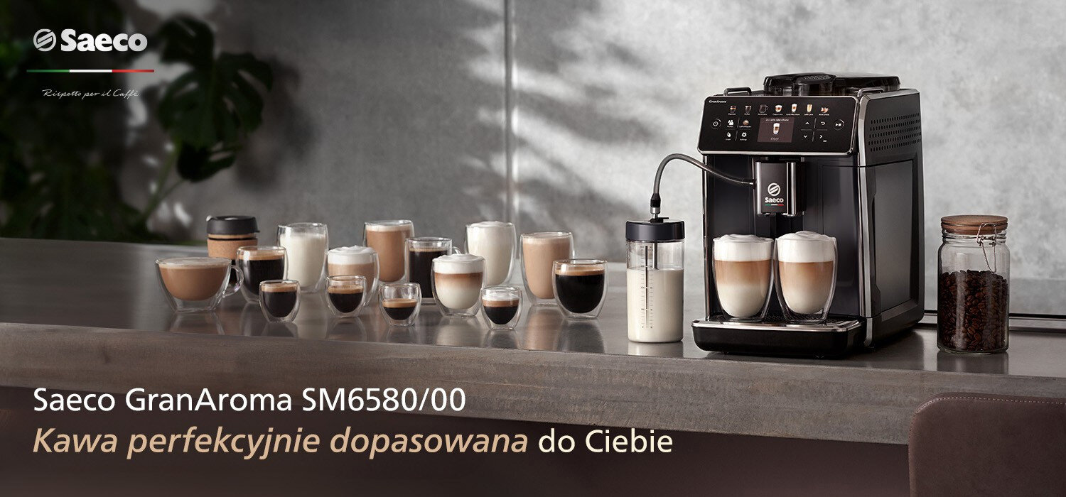 Ekspres Saeco GranAroma dostępny jest w ofercie sieci Media Expert Ekspres Saeco GranAroma dostępny jest w ofercie sieci Media Expert