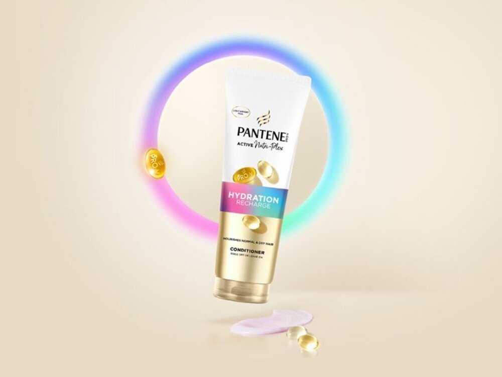 Odżywka PANTENTE Pro-V Hydration Recharge 275 ml dla suchych i piszących się włosów, lekka formuła, intensywane nawilżenie, zdrowy wygląd włosów