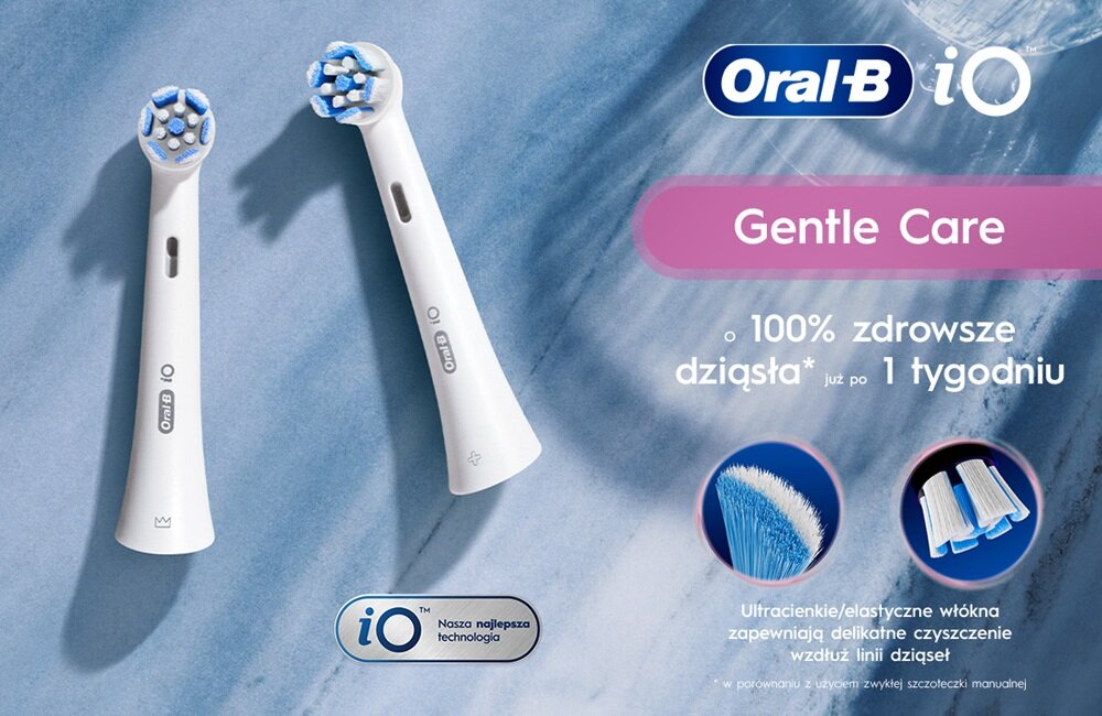 Końcówka szczoteczki ORAL-B iO Gentle Care Biały kv początek opisu