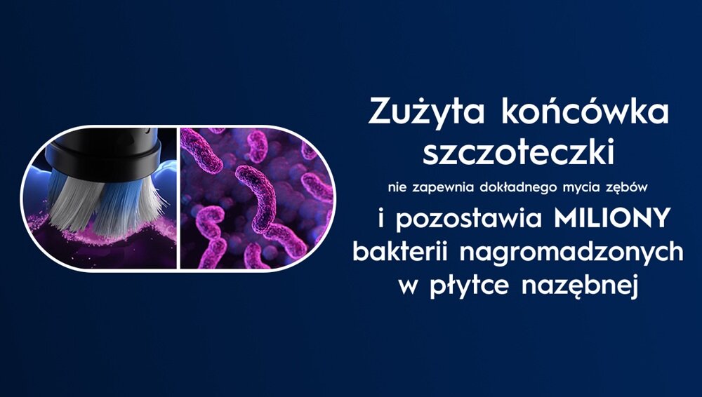 Końcówka szczoteczki ORAL-B iO Gentle Care Biały szczotkowanie, czyszczenie, regularna wymiana końcówek