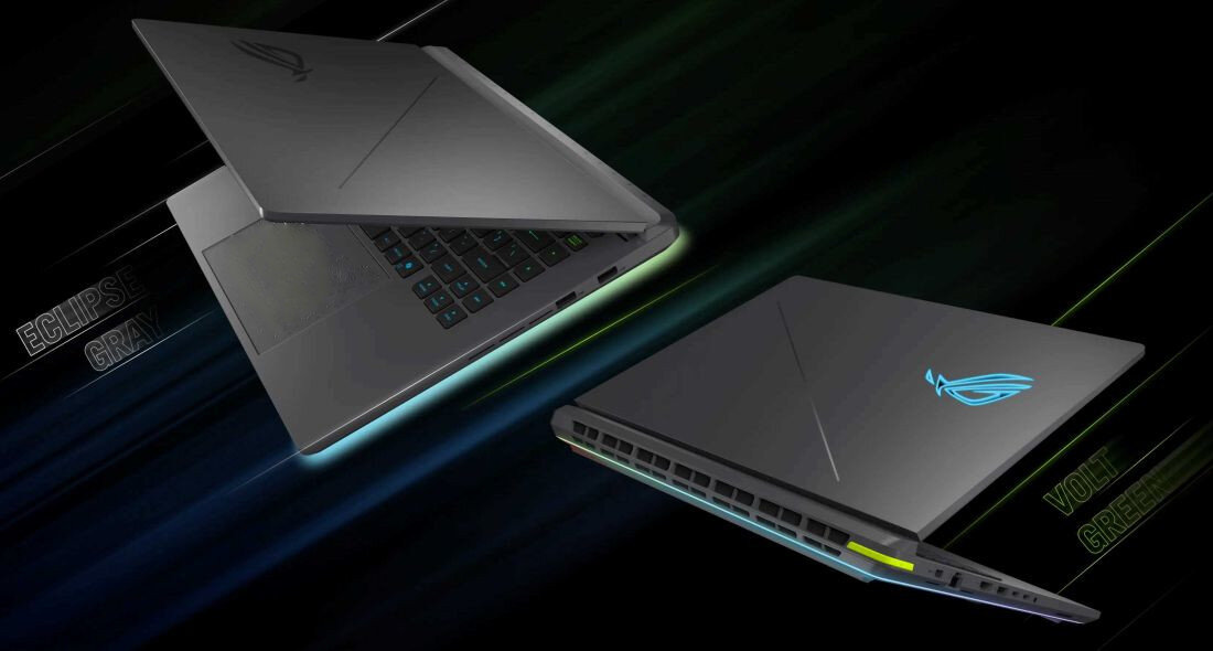 Laptop ASUS ROG Strix G16 - Dwa modele ROG Strix G16 - Eclipse Grey i Volt Green