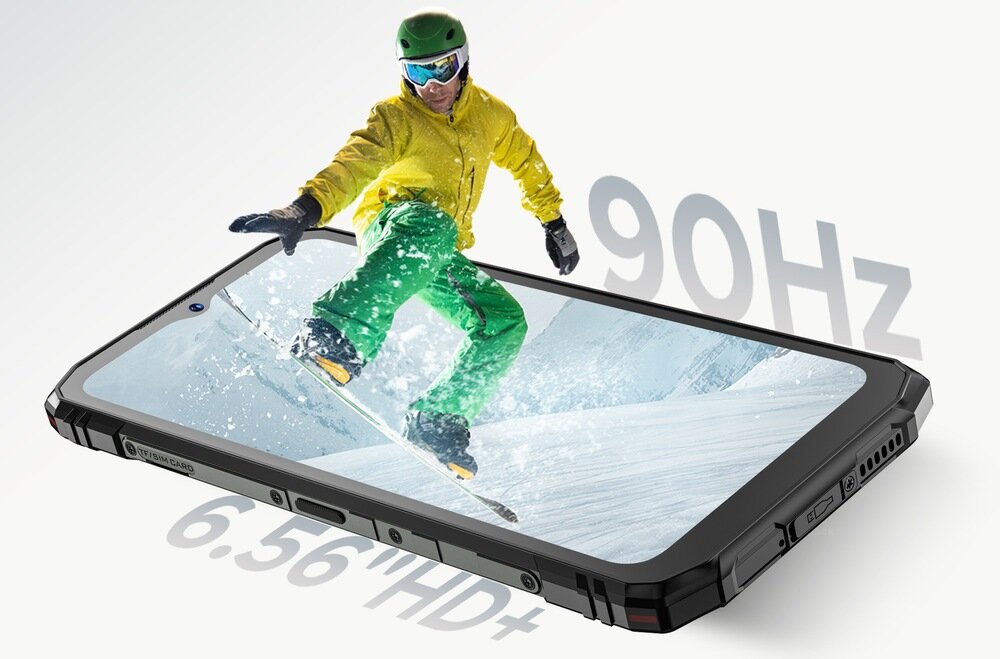 Smartfon DOOGEE Blade 10 Energy Ekran 6.56-calowy HD+ IPS obraz jakość 90 Hz