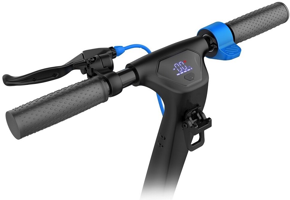 HULAJNOGA ELEKTRYCZNA BLAUPUNKT ESC608 CZARNA gumowe rączki przyspieszenie hamowanie 8,5 calowe pompowane koła