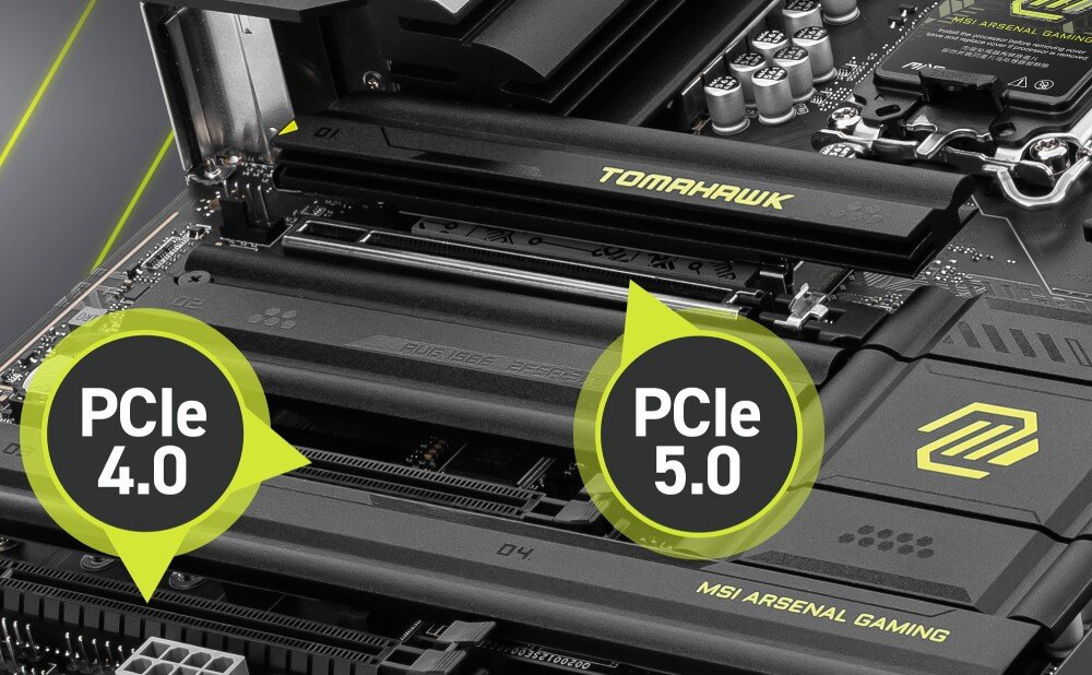 Płyta główna MSI MAG Z890 Tomahawk Wi-Fi interfejs sloty karty graficzne
