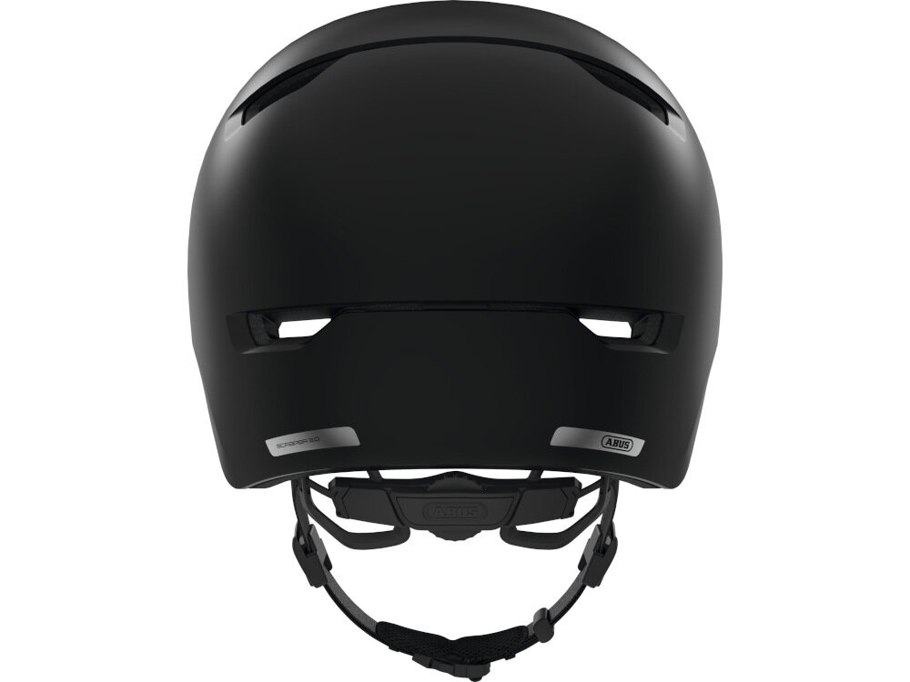 Kask rowerowy ABUS Scraper 3.0 Czarny (rozmiar M) regulacja rozmiaru za pomoca półpierścienia w zakresie 54-58 cm