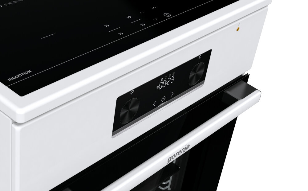 Kuchnia GORENJE MEKIS510W ExtraSteam funkcjonalna stylowa prezentacja wyglad design prowadnice drabinkowe